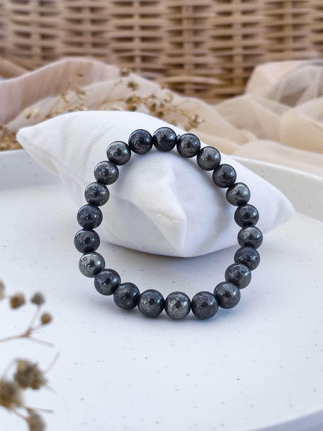 Ishhaara Pyrite Natural Crystal Healing Bracelet 32528663838763 1